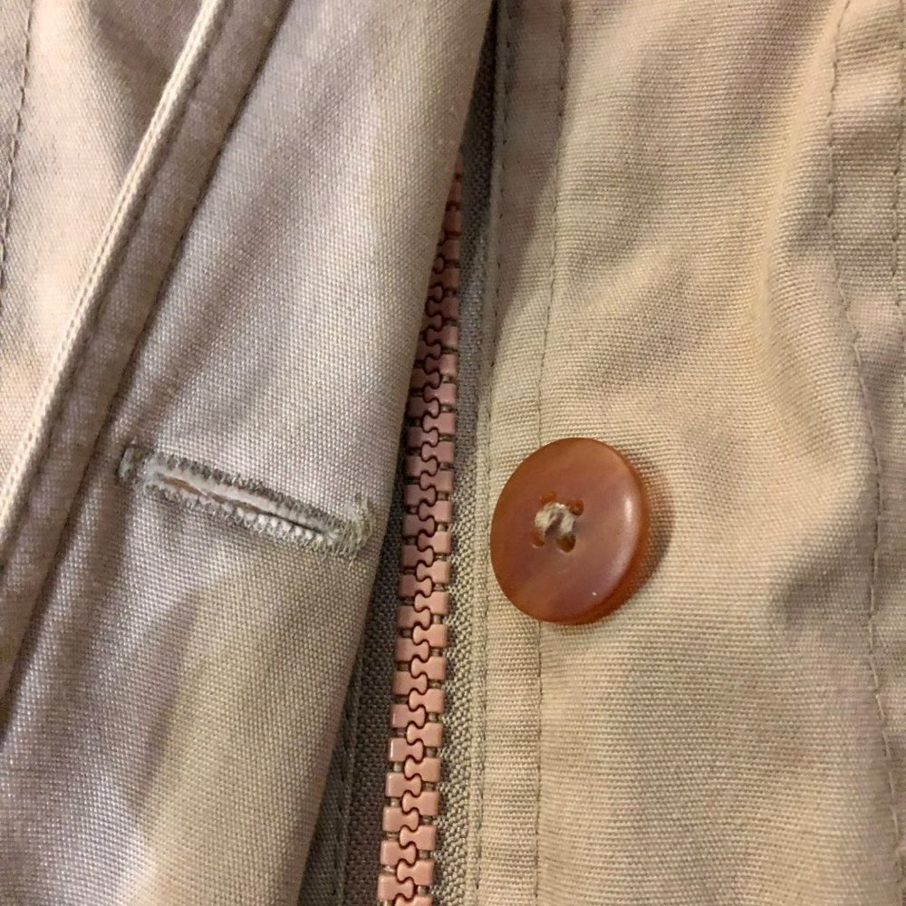 Vintage Cabin Creek Coat Womens M (10-12) Used Tan Lined Some Staining - Picture 15 of 16